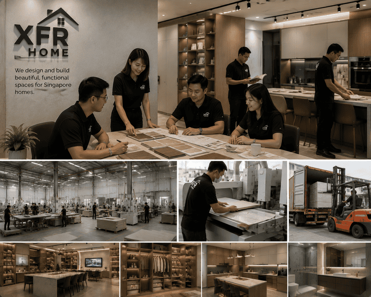 XFR HOME team and showroom Singapore
