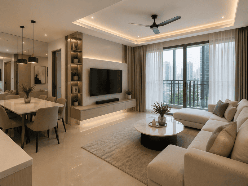 Luxury condo renovation Singapore by XFR HOME